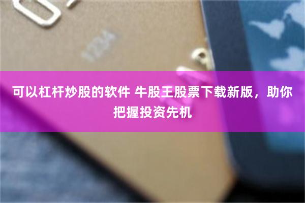可以杠杆炒股的软件 牛股王股票下载新版，助你把握投资先机