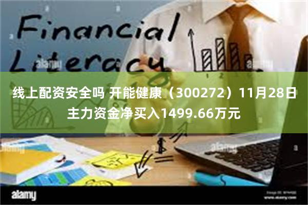 线上配资安全吗 开能健康（300272）11月28日主力资金净买入1499.66万元