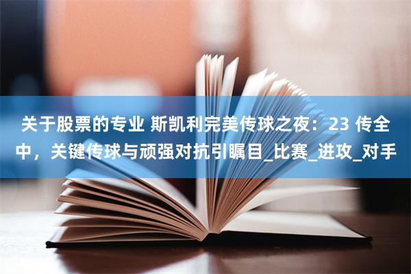 关于股票的专业 斯凯利完美传球之夜：23 传全中，关键传球与顽强对抗引瞩目_比赛_进攻_对手