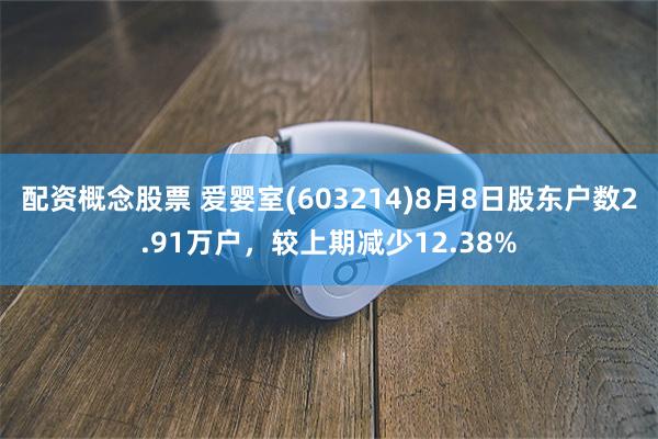 配资概念股票 爱婴室(603214)8月8日股东户数2.91万户，较上期减少12.38%