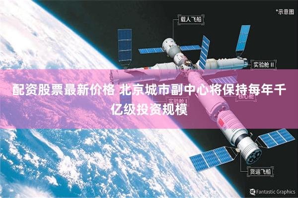 配资股票最新价格 北京城市副中心将保持每年千亿级投资规模