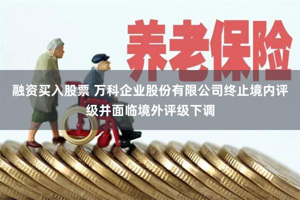 融资买入股票 万科企业股份有限公司终止境内评级并面临境外评级下调