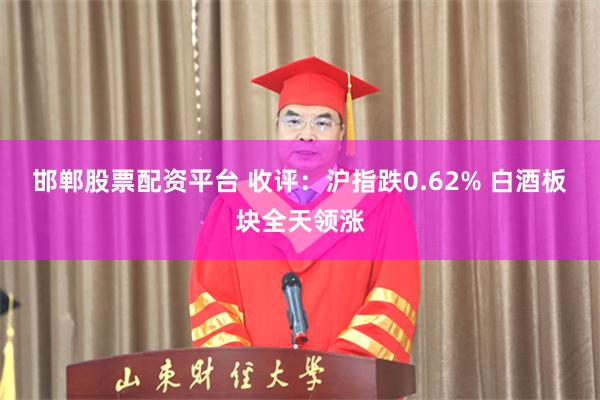 邯郸股票配资平台 收评:沪指跌0.62% 白酒板块全天领涨