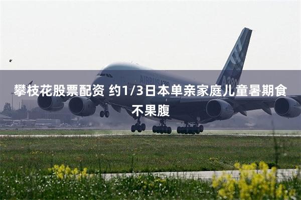 攀枝花股票配资 约1/3日本单亲家庭儿童暑期食不果腹