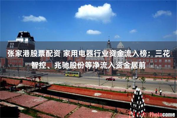 张家港股票配资 家用电器行业资金流入榜：三花智控、兆驰股份等净流入资金居前
