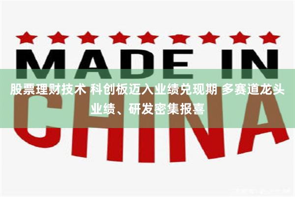 股票理财技术 科创板迈入业绩兑现期 多赛道龙头业绩、研发密集报喜